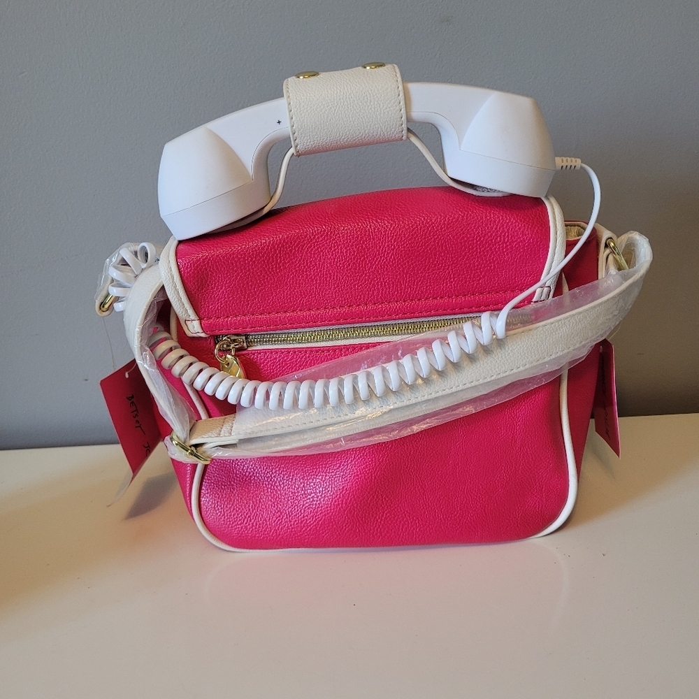 Betsey Johnson Betsey's Hotline Phone Purse, BNWT - Picture 4 of 11